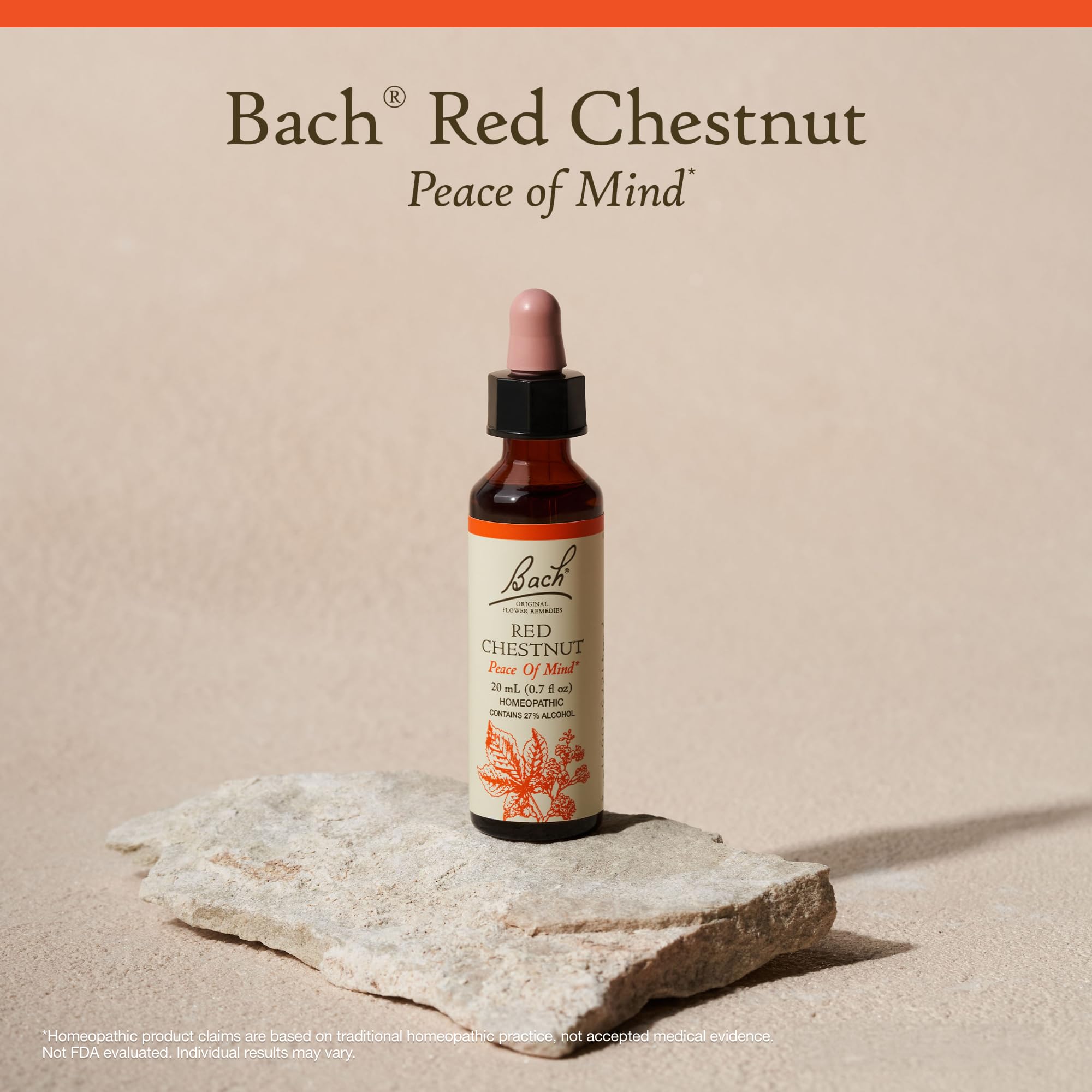 Bach Original Red Chestnut drops enable discreet, convenient use when needed.