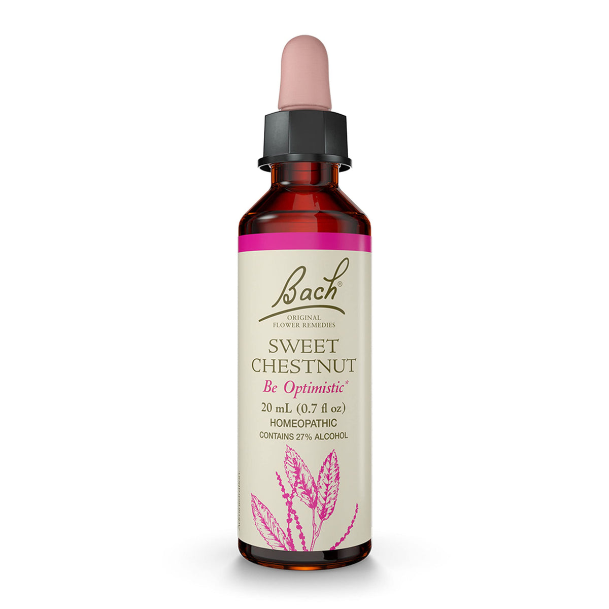 Bach Original Flower Remedies Sweet Chestnut bottle for emotional balance and optimism.