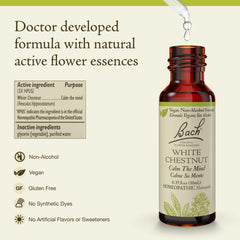 Bach Original White Chestnut dropper ready for quick mood balance on the go.