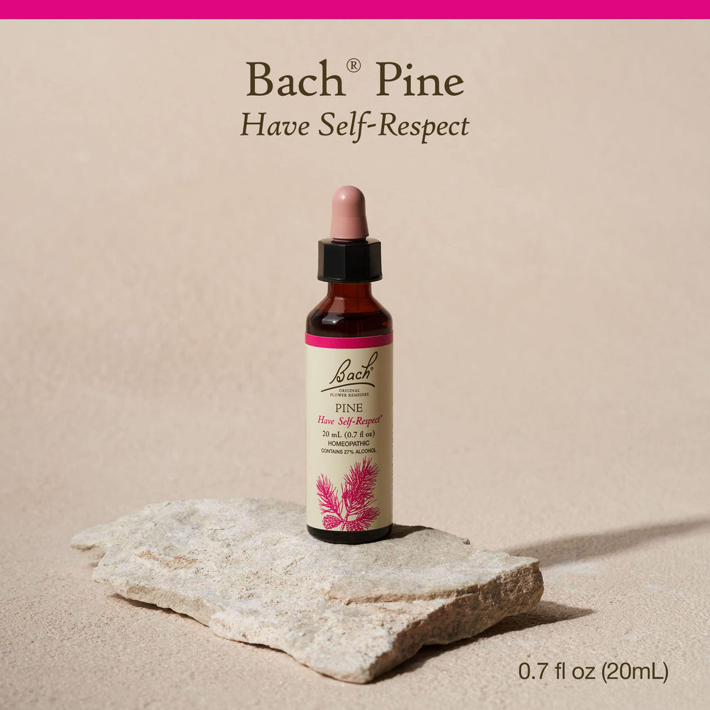 Bach Pine Self-Respect front label for brand recognition and clarity