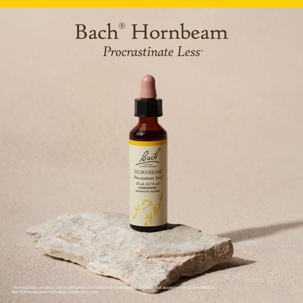 Hornbeam supports a calm morning routine with Bach remedies