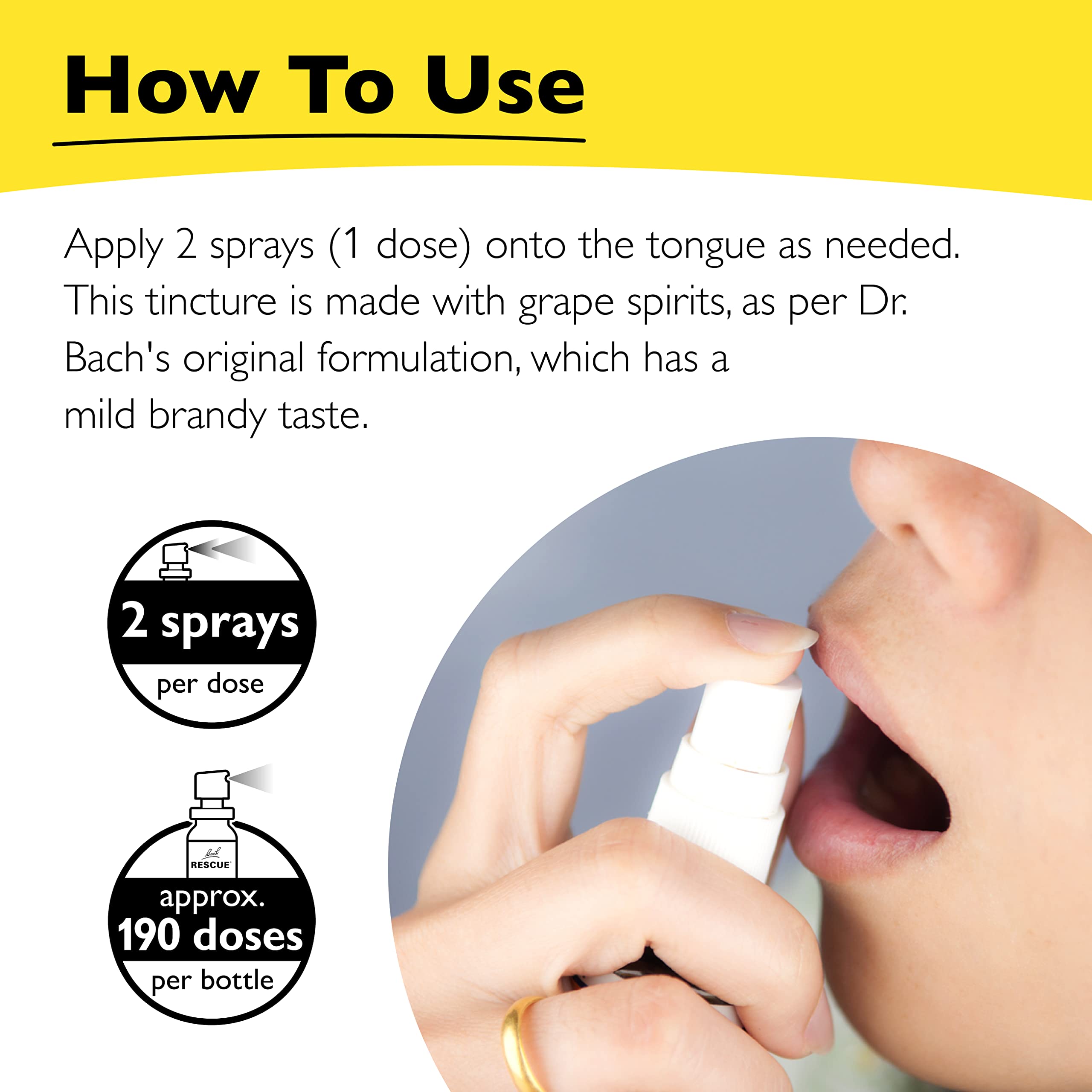 Bach Rescue Remedy packaging variation shown for travel-friendly stress support.