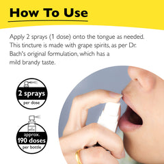 Bach Rescue Remedy packaging variation shown for travel-friendly stress support.