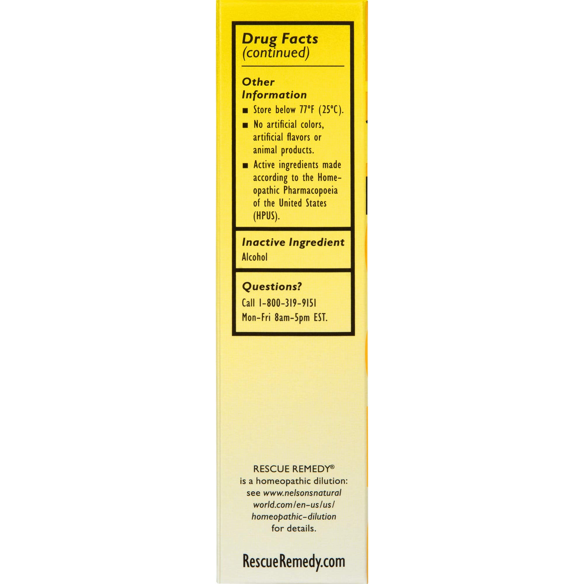 Bach Rescue Remedy is vegan and gluten-free, suitable for sensitive diets.
