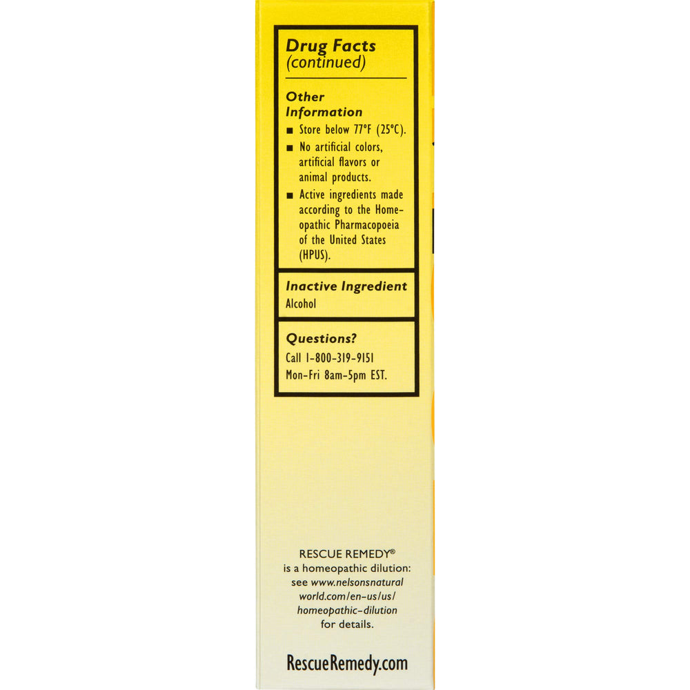 Bach Rescue Remedy is vegan and gluten-free, suitable for sensitive diets.