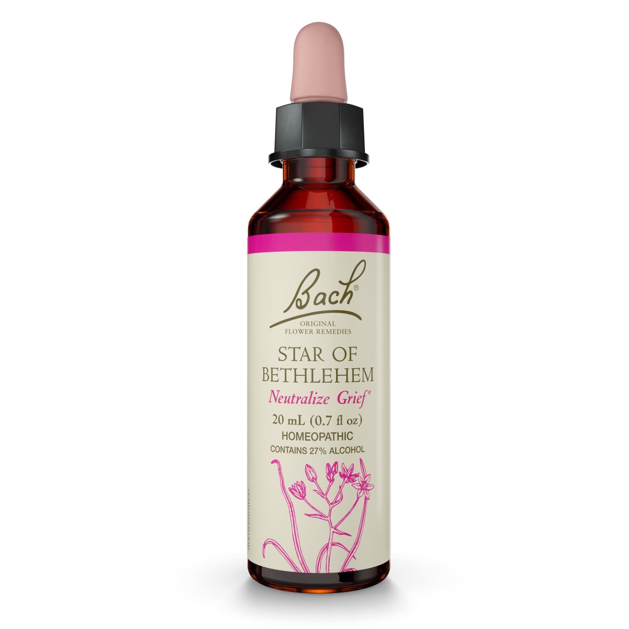 Bach Star of Bethlehem remedy 20ml dropper for easy daily emotional balance.