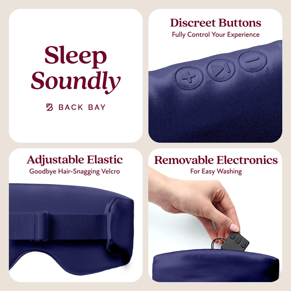 SilkSound mask shows six white-noise modes for relaxing ambience.