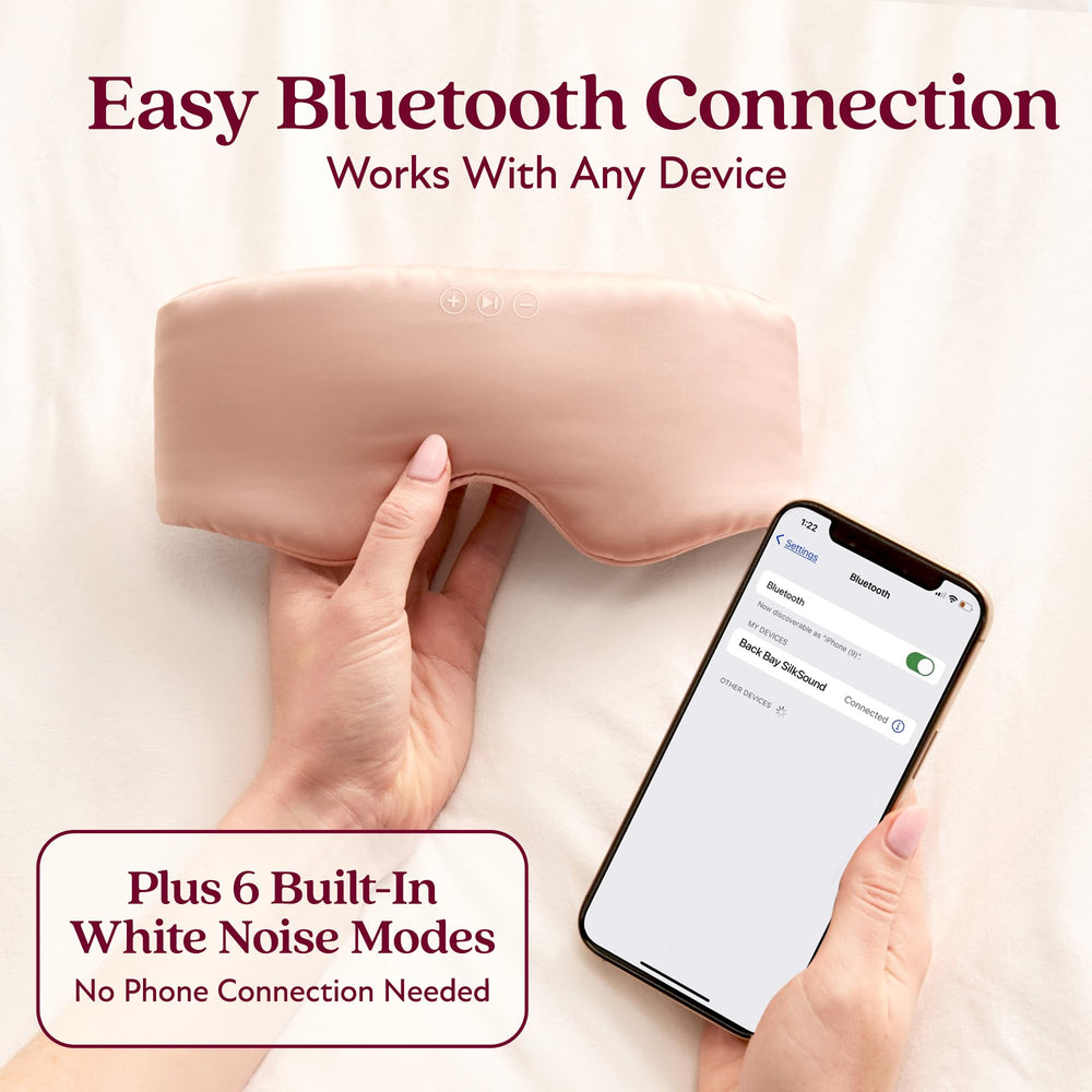 Back Bay Audio SilkSound control-buttons panel offers discreet in-bed music control.