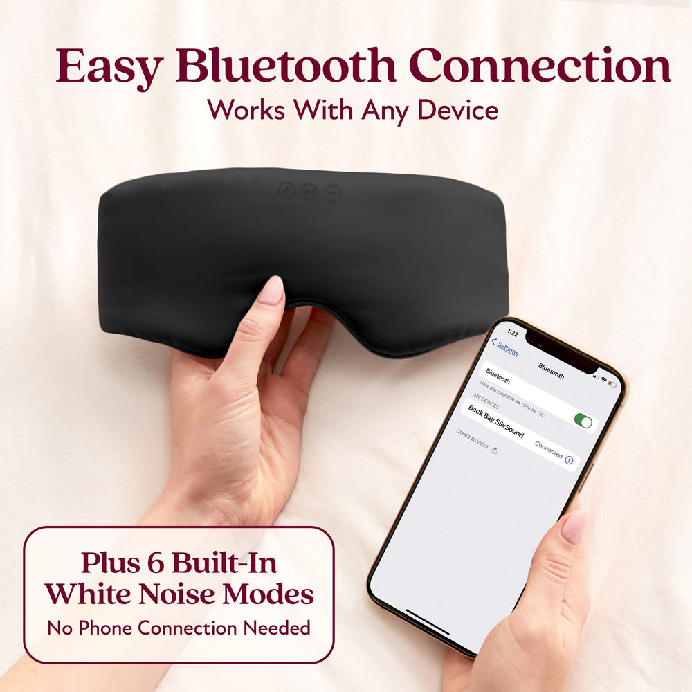 Back Bay Audio SilkSound mask built in battery in view