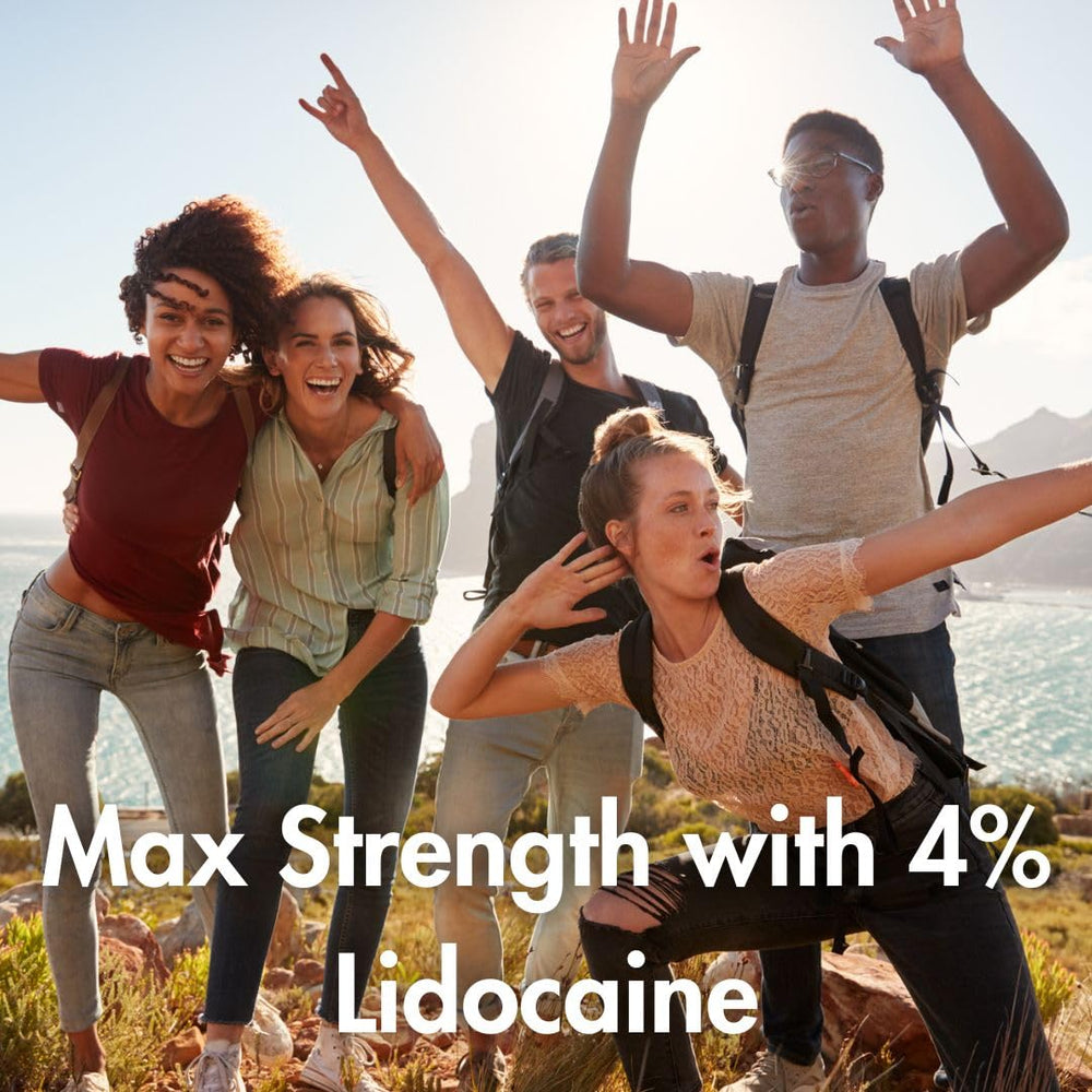 Bactine MAX 5oz bottle in a four-pack packaging for family care.