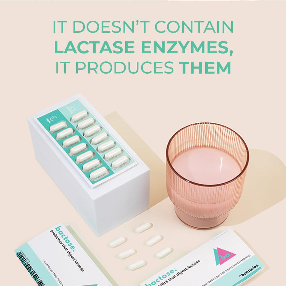 BACTOSE monthly regimen visual encouraging a 7-day cycle and monthly repetition