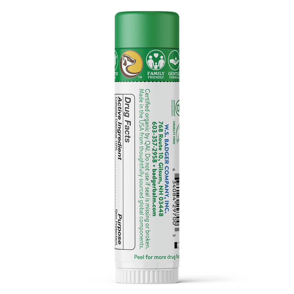 Badger Bug Bite Itch Relief Stick being applied to skin for instant itch calming.