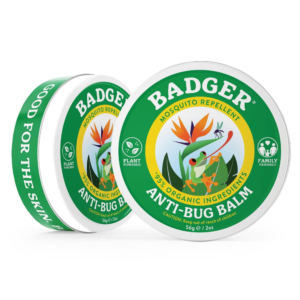 Badger Bug Repellent Tin features natural oils for comfortable outdoor protection.