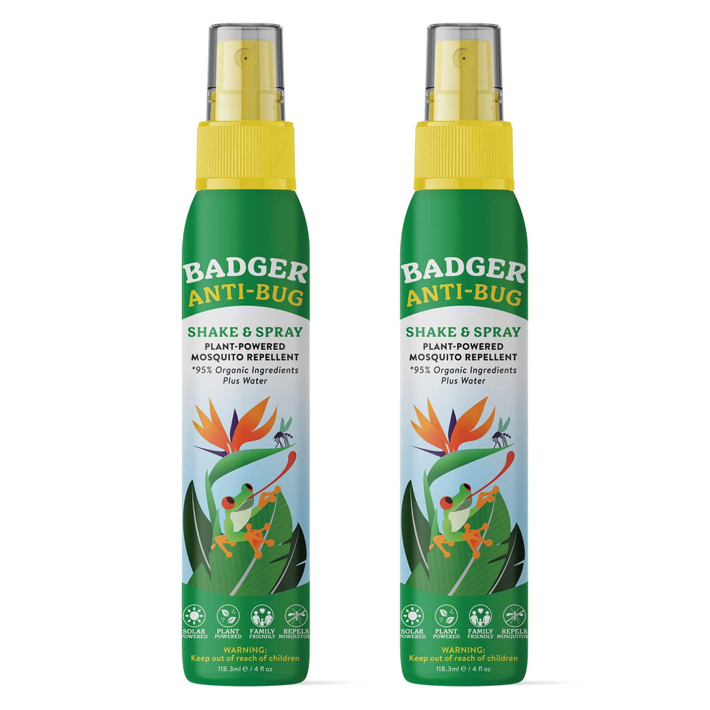 Badger Bug Spray two-pack front view for family outdoor protection
