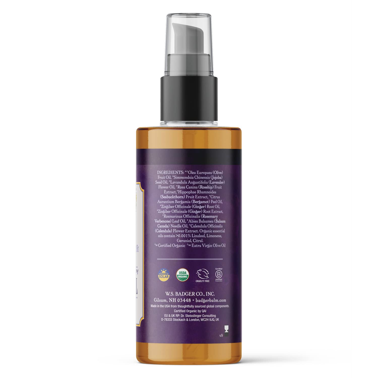 Close-up showing the oil's smooth glide for a soothing massage.