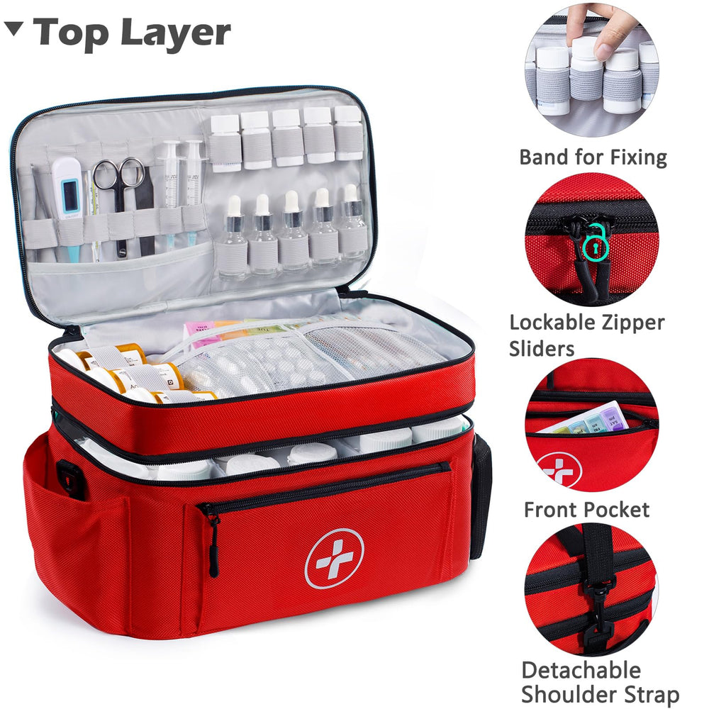 BAGSFY large main compartment with removable dividers for flexible packing.