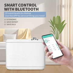 BAIESHIJI Bluetooth app control interface enables easy scent customization.