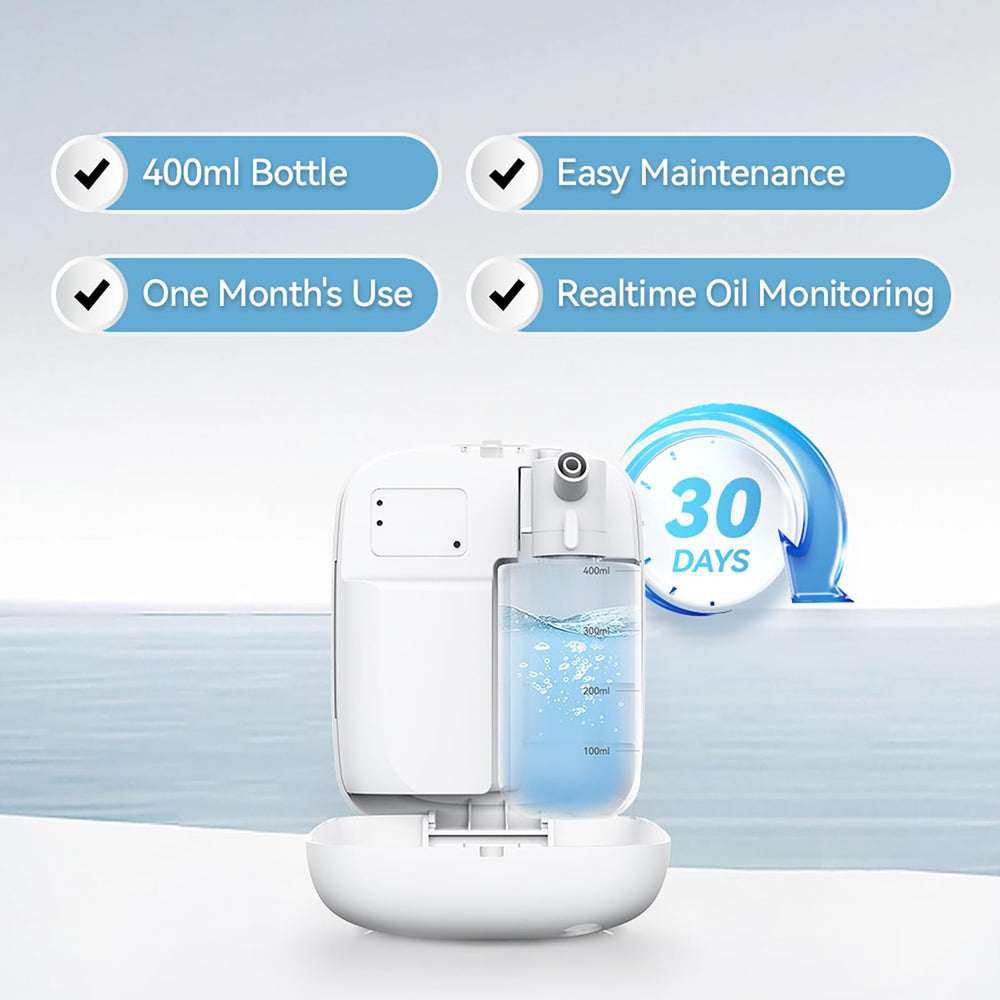 BAIESHIJI diffuser app control—bluetooth connectivity for fragrance customization.