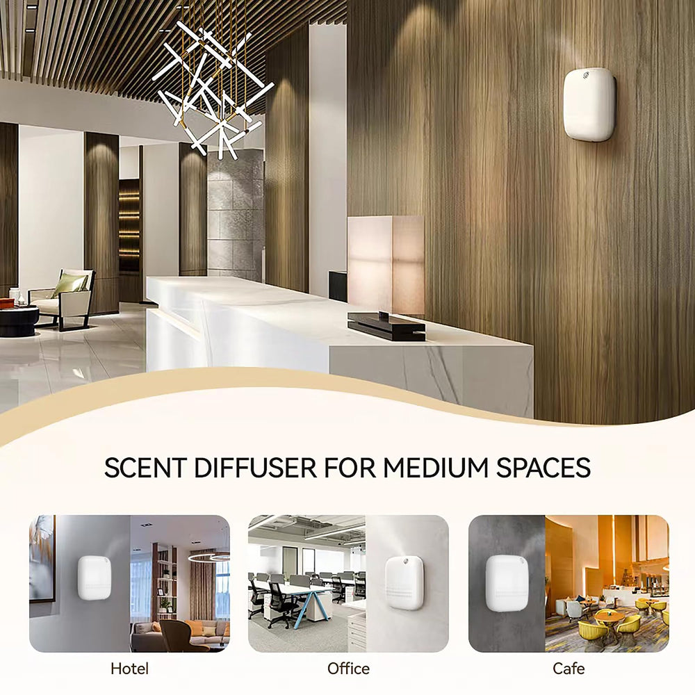 BAIESHIJI diffuser with default cycle—operates without app if preferred.