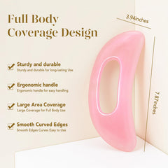 BAIMEI IcyMe gua sha with handle offers stable grip for beginners.
