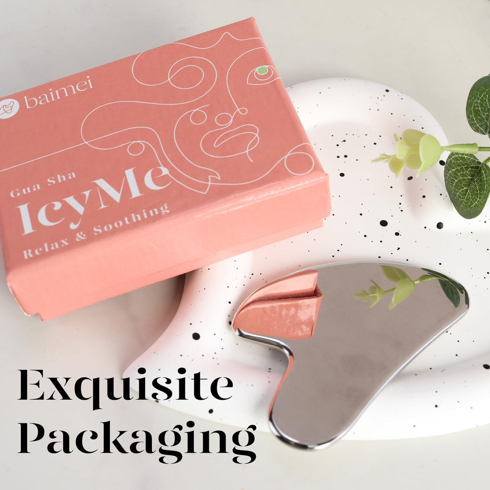 Baimei IcyMe Guasha: regalo-exquisito empaquetado con elegancia para sorprender