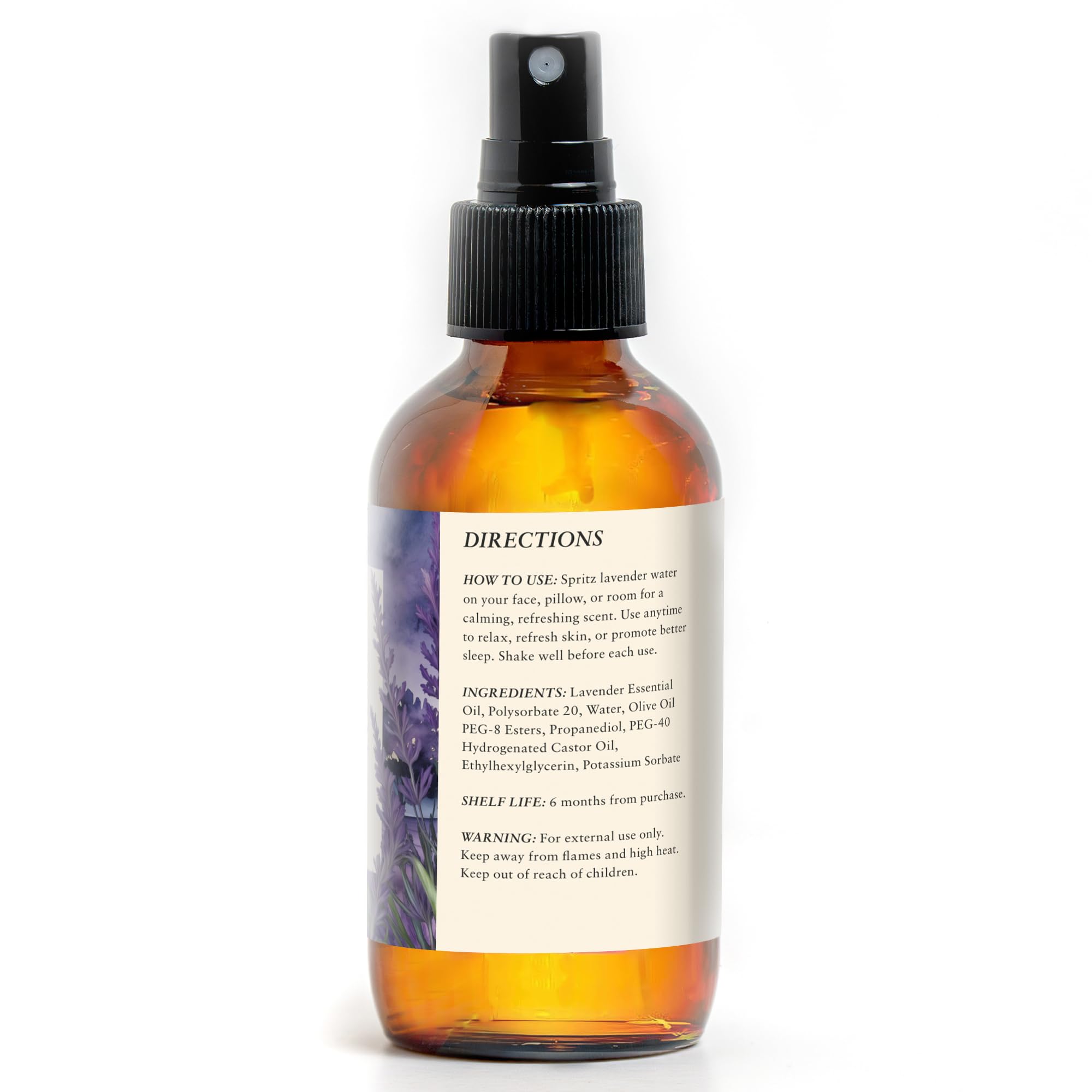 Baja Basics lavender scent on bedsheet highlighting natural ingredients