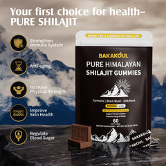BAKAKOUL Shilajit Gummies textura suave y agradable al masticar
