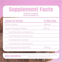 Bakong Her Juicy feminine probiotics gummies pineapple close-up showing tasty flavor.
