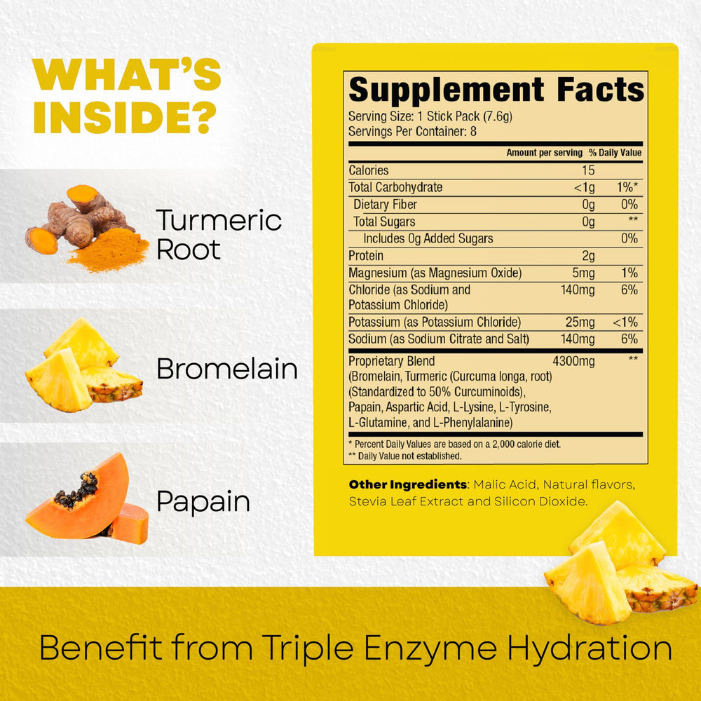 Bala pineapple hydration packet illustrates easy daily hydration before or after activity.