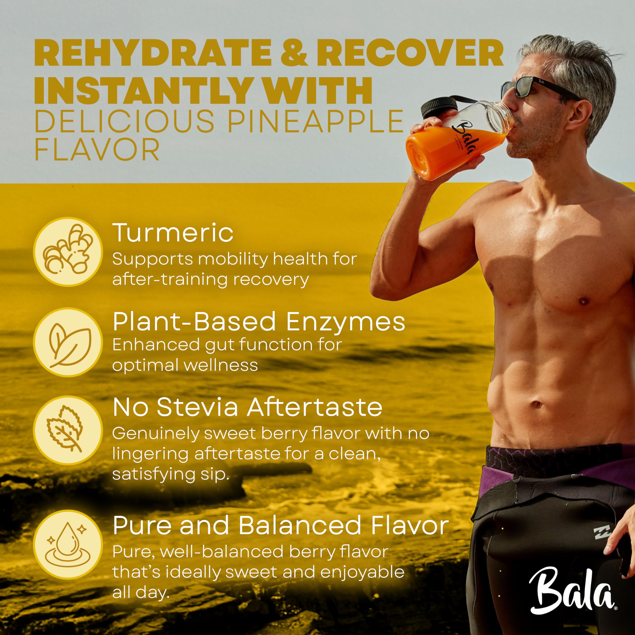 BALA 30-sticks Bala Hydration pack for gym bag hydration and travel