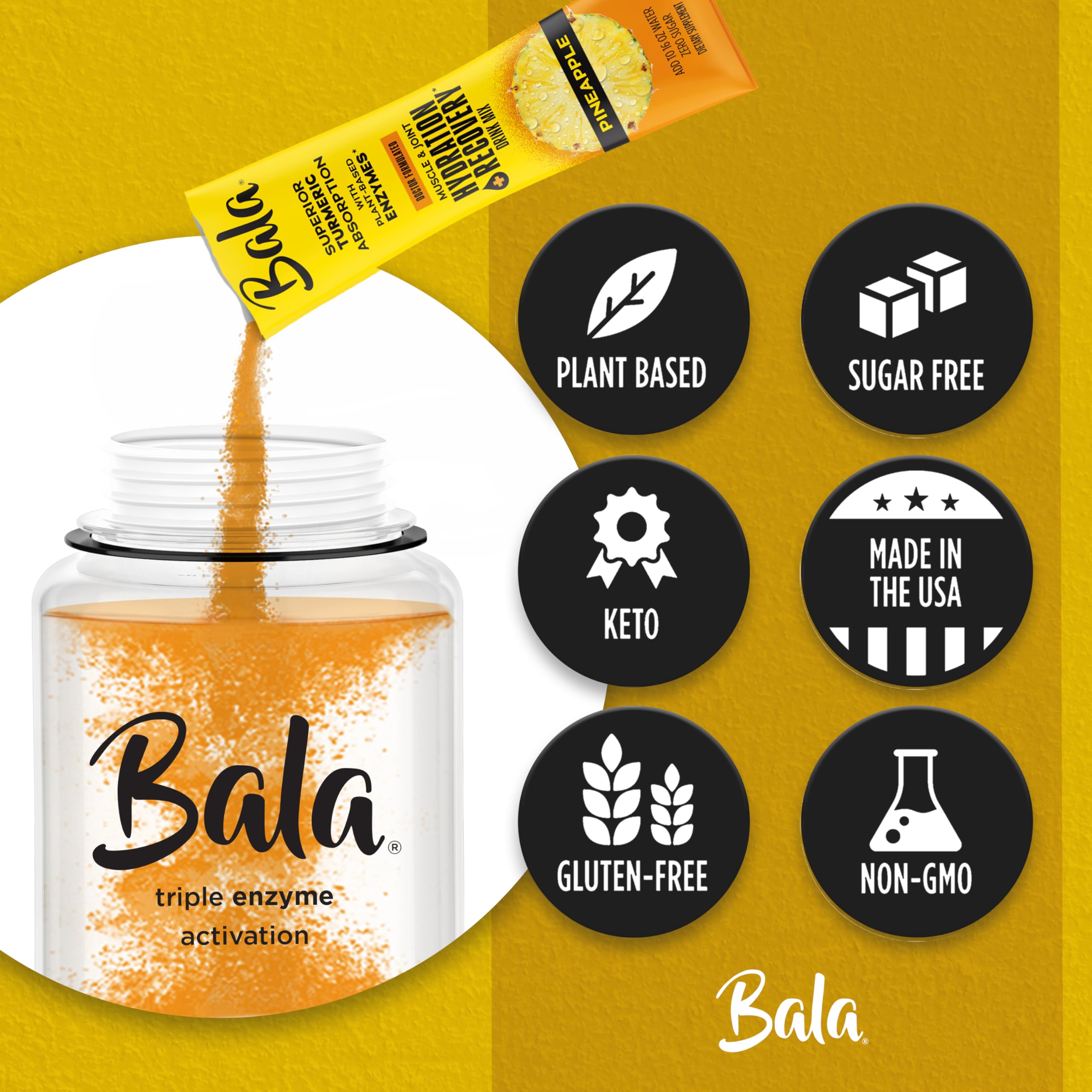 BALA On-the-go Bala Hydration packet ideal for workouts and travel