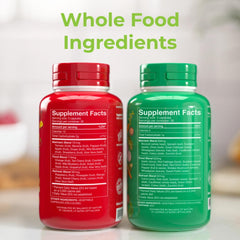 Balance of Nature Veggies capsules bottle highlighting cruciferous and root vegetables for everyday balance