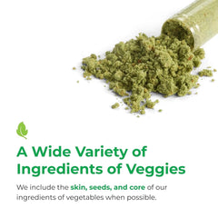 Balance of Nature Veggies ingredient list features broccoli and cabbage