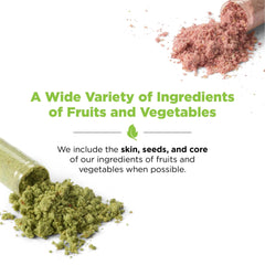 Balance of Nature Veggies supplement bottle showing greens for everyday wellness