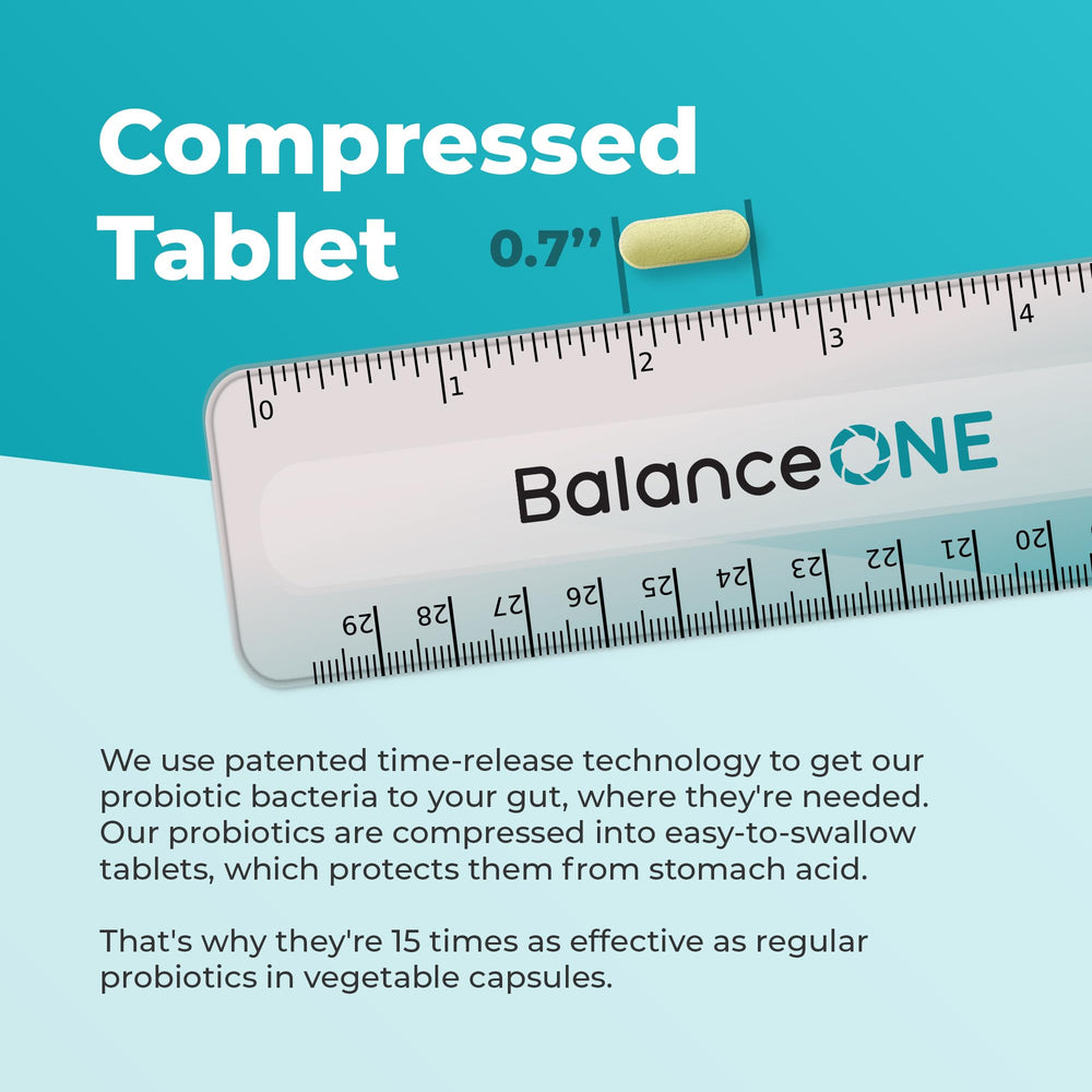 Balance ONE gluten-free dairy-free soy-free badge signals clean ingredients.