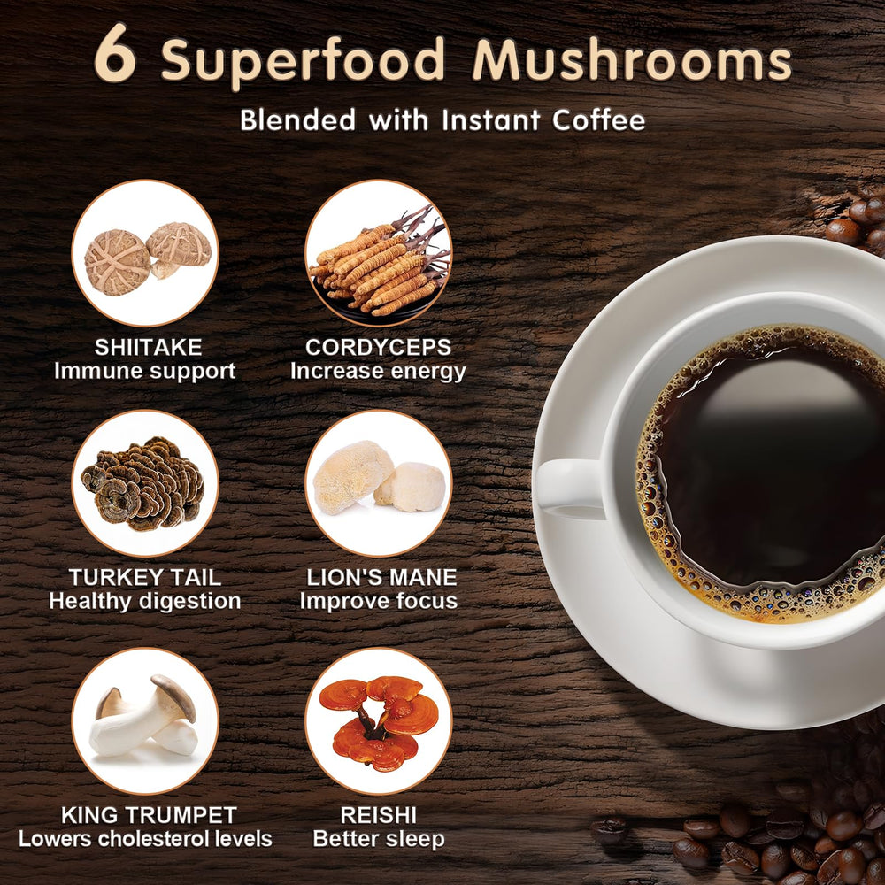 Balincer Mushroom Coffee instant-dispense allows quick cup preparation in seconds.