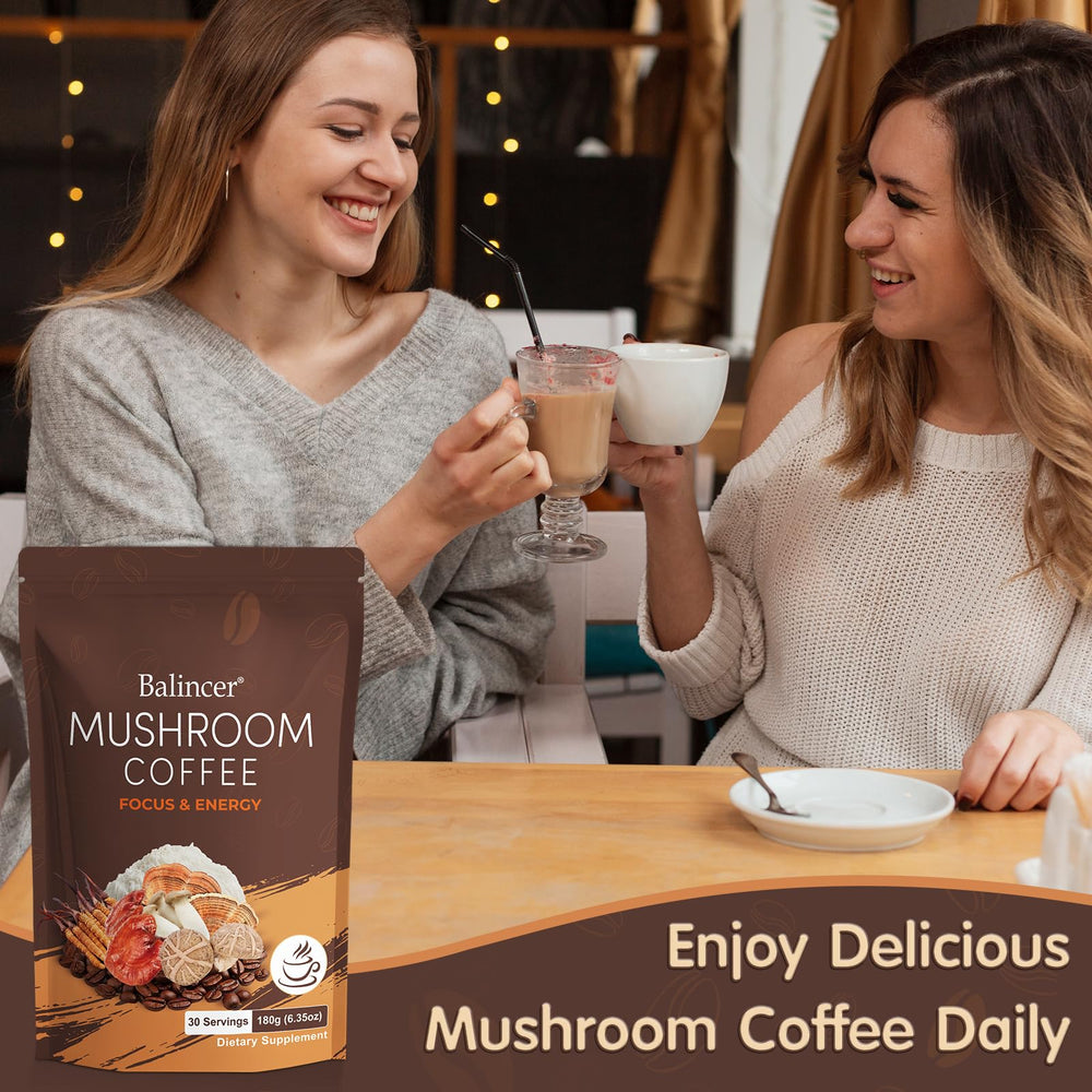 Balincer Mushroom Coffee rich texture promises a smooth, creamy mouthfeel.