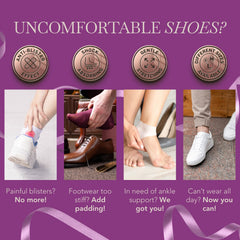 Ballotte medical-grade silicone heel pad delivers breathable, shock-absorbent protection