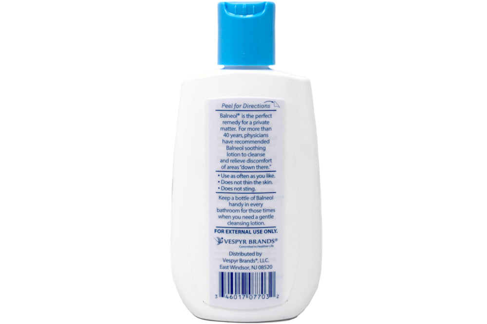 Close-up of Balneol packaging highlighting retail 5-pack