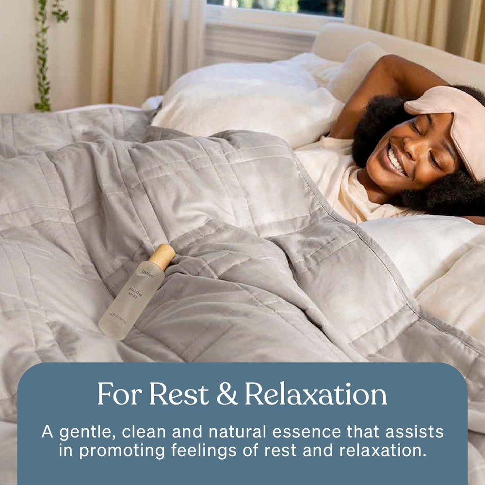Baloo Pillow Mist travel size bottle ready for on-the-go relaxation.