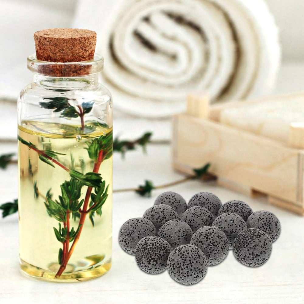 Baluue diffuser stones jar display as tidy home aromatherapy solution