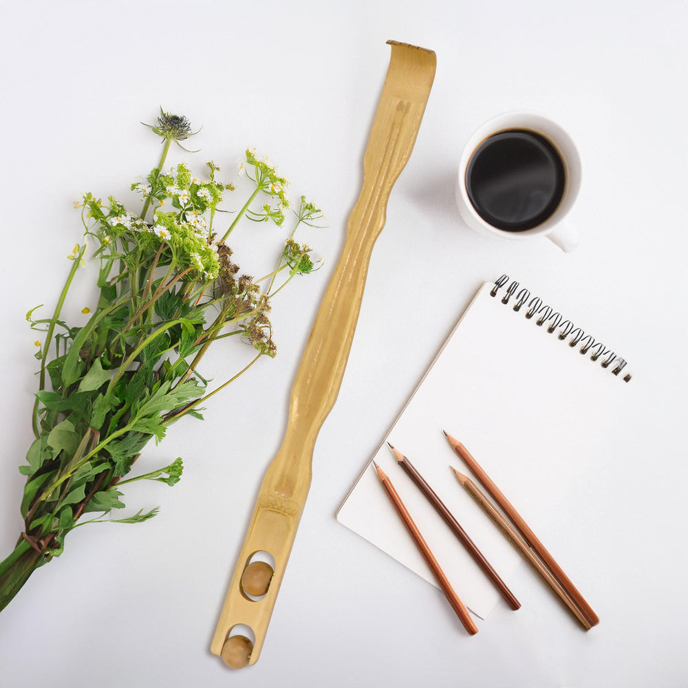BambooMN back scratcher makes a thoughtful gift for stress relief.