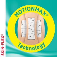 Band-Aid Brand Skin-Flex vendaje ajuste piel para manos y rodillas.
