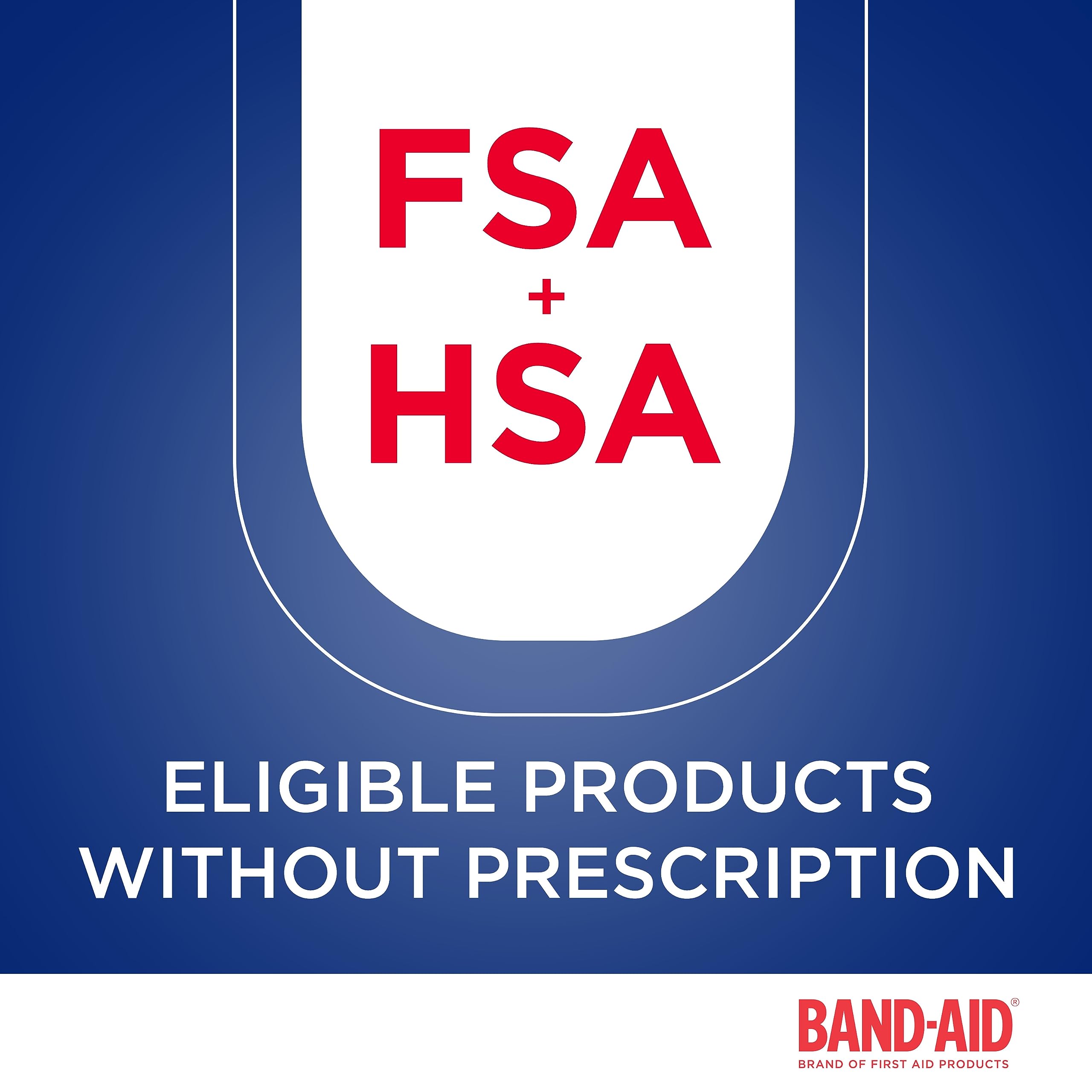Band-Aid Brand Skin-Flex agarre de 24 horas resiste duchas y movimientos.