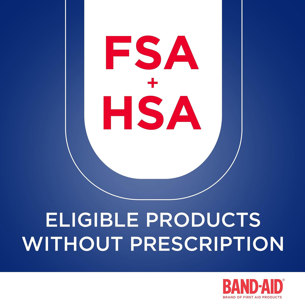Band-Aid Brand Skin-Flex agarre de 24 horas resiste duchas y movimientos.