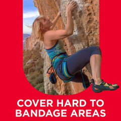 Band-Aid Brand con tejido de memoria entrelazado y almohadilla de confort