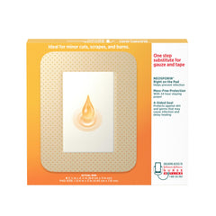 Band-Aid Infection Defense con Quilt-Aid para retirada suave de la herida.