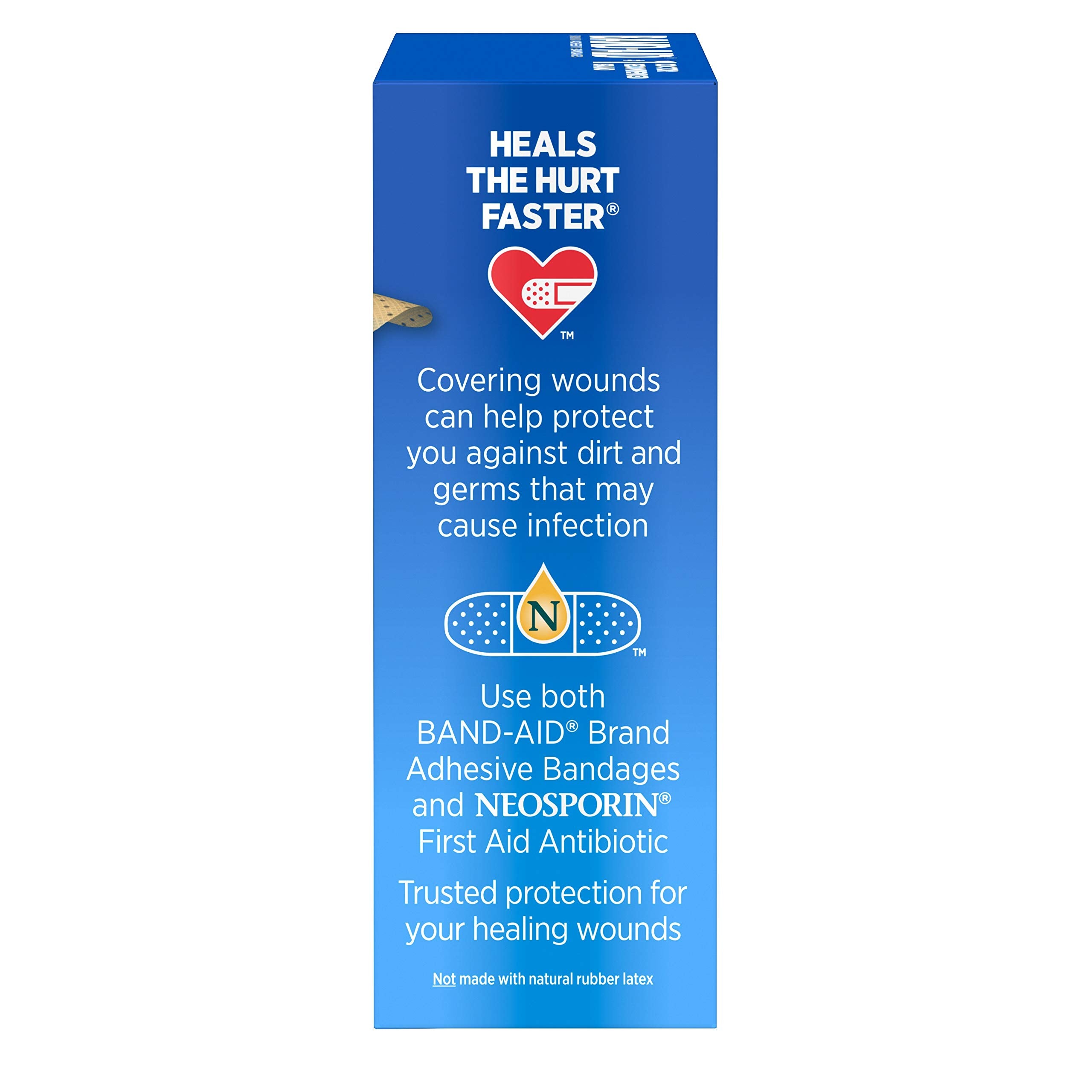 Brand Band-Aid Tru-Stay Sheer Strips portable pocket kit for on-the-go use.