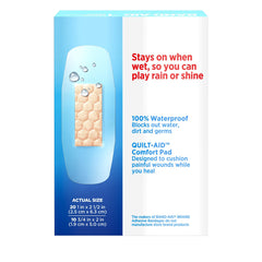 Band-Aid Water Block: adhesivo de cuatro lados mantiene el vendaje en su lugar.
