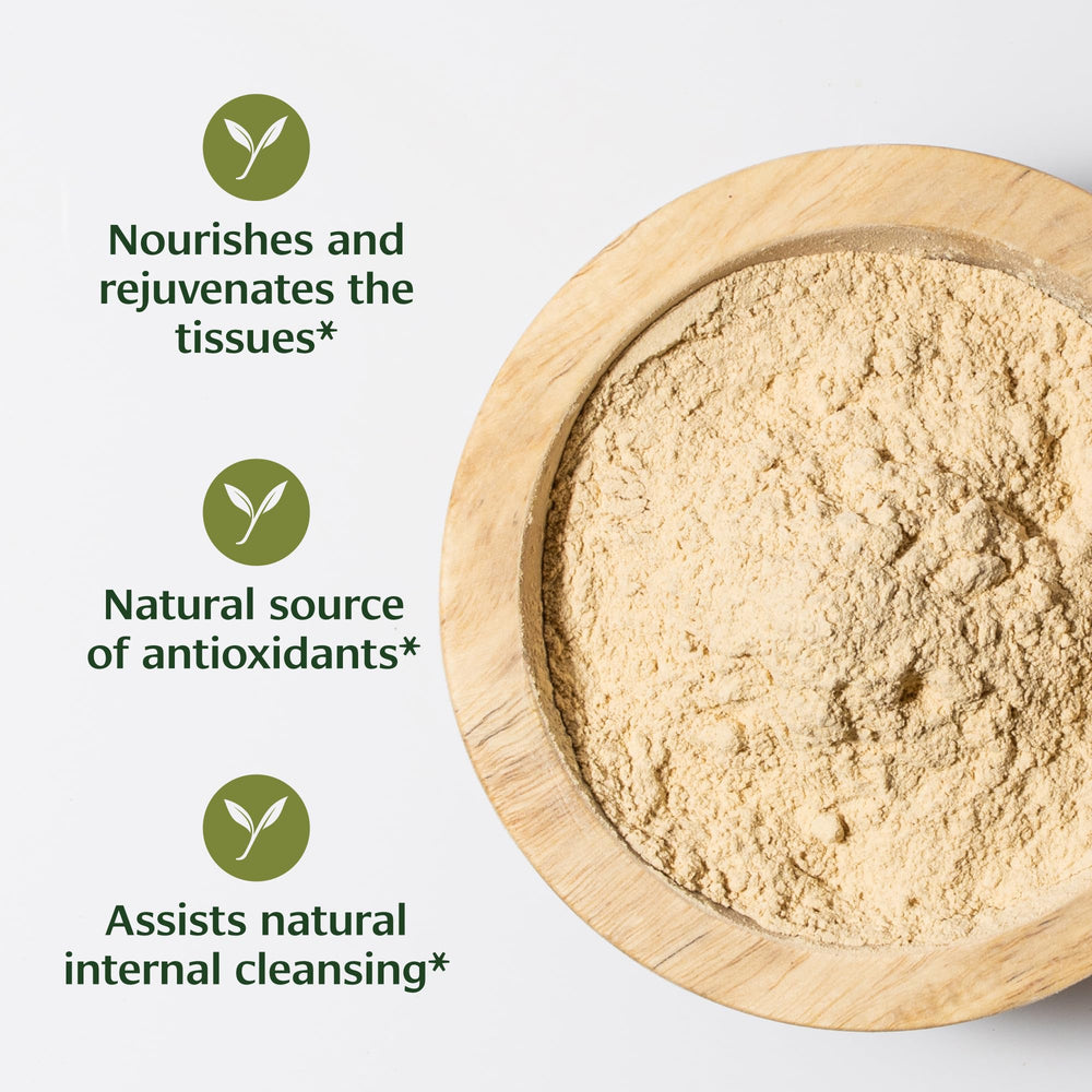 Banyan Botanicals Ashwagandha powder scoop for easy daily dosing
